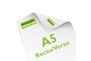 A5 - 14,8 x 21cm - Recto Verso 170g
