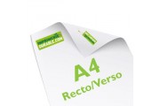 A4 - 21 x 29,7cm - Recto Verso 300g