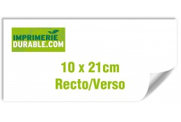 100 cartons d'invitation recto verso