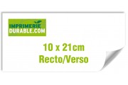 100 cartons d'invitation recto verso