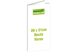 250 cartons d'invitation 21x20 2 volets