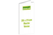 250 cartons d'invitation 21x20 2 volets