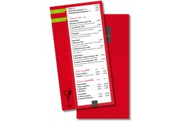 25 menus restaurant 15x29,7cm