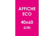5 Affiches Eco Poster 40 x 60 cm