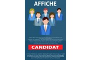 Affiche élections 59,4x84,1cm