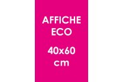 Affiche eco 40x60 cm