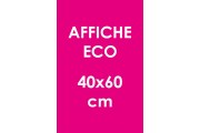 Affiche eco 40x60 cm